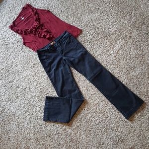 Black Flare Jeans
